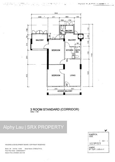 Blk 84 Commonwealth Heights (Queenstown), HDB 3 Rooms #542944201